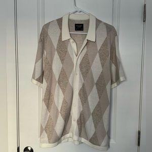 Abercrombie & Fitch - Stitch Button-Through Sweater Polo